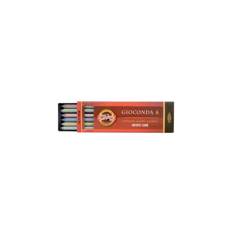 KOH-I-NOOR 6 Μύτες 120mm για Μηχανικό Μολύβι 5,6mm Χρωματιστές