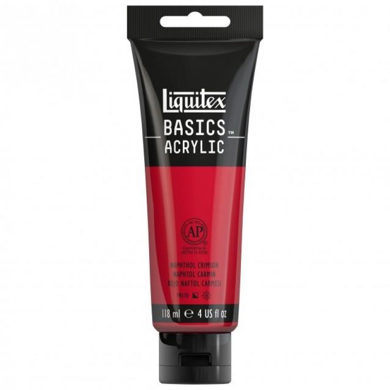 Liquitex Basics 118ml Acrylic 292 Naphthol Crimson Liquitex Basics 118ml Acrylic 292 Naphthol Crimson