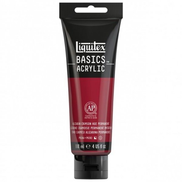 Liquitex Basics 118ml Acrylic 116 Alizarin Crimson