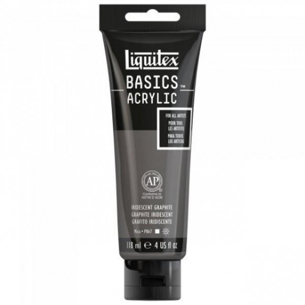 Liquitex Basics 118ml Acrylic 049 Iridescent Graphite Liquitex Basics 118ml Acrylic 049 Iridescent Graphite