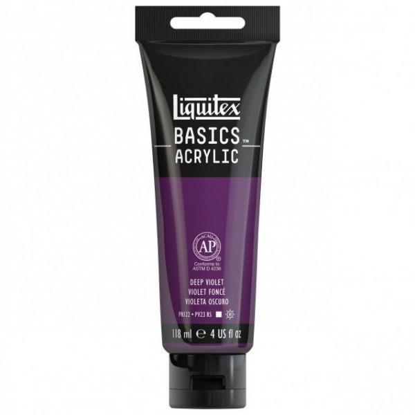 Liquitex Basics 118ml Acrylic 115 Deep Violet