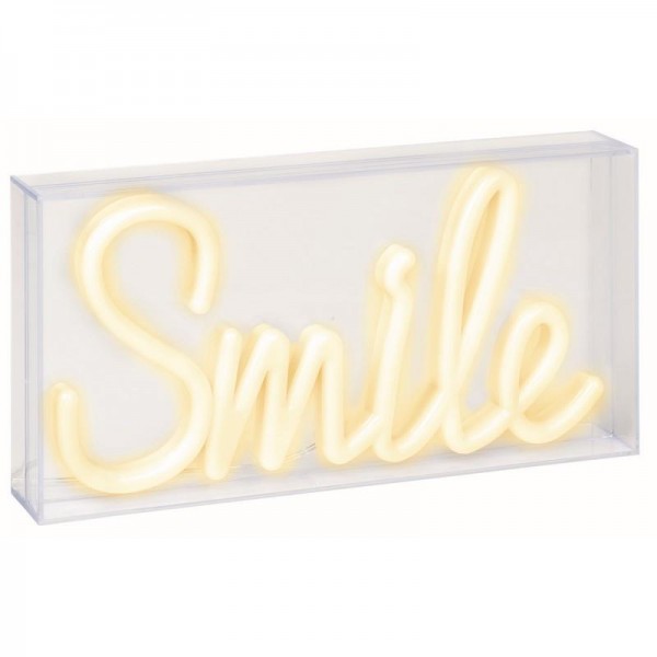 Smile LED neon sign
