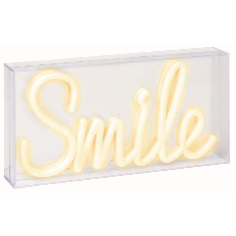 Smile LED neon sign