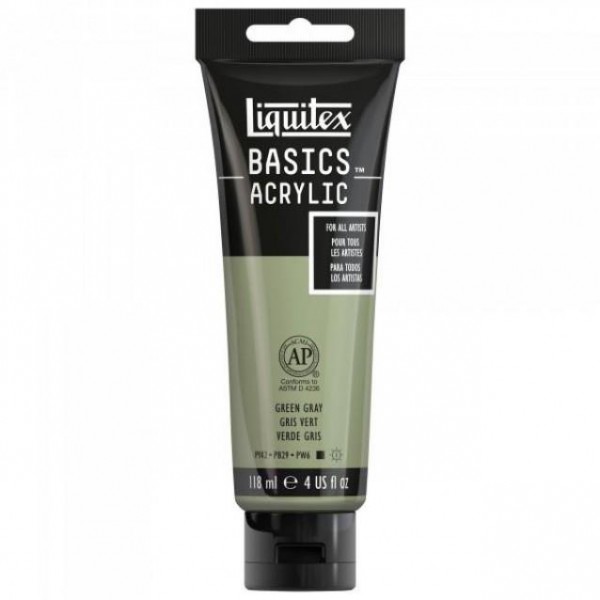 Liquitex Basics 118ml Acrylic 205 Green Gray