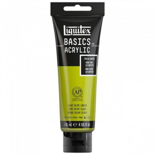 Liquitex Basics 118ml Acrylic 218 Light Olive Green