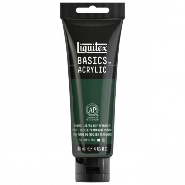 Liquitex Basics 118ml Acrylic 224 Hookers Green Hue