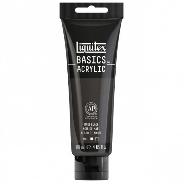 Liquitex Basics 118ml Acrylic 276 Mars Black Liquitex Basics 118ml Acrylic 276 Mars Black