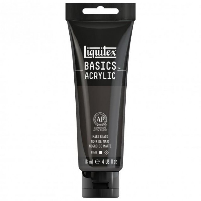Liquitex Basics 118ml Acrylic 276 Mars Black Liquitex Basics 118ml Acrylic 276 Mars Black