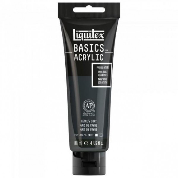 Liquitex Basics 118ml Acrylic 310 Paynes Gray Liquitex Basics 118ml Acrylic 310 Paynes Gray