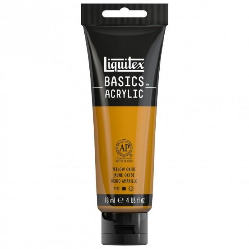 Liquitex Basics 118ml Acrylic 416 Yellow Ochre (Oxide) Liquitex Basics 118ml Acrylic 416 Yellow Ochre (Oxide)