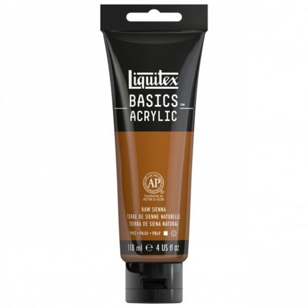 Liquitex Basics 118ml Acrylic 330 Raw Sienna