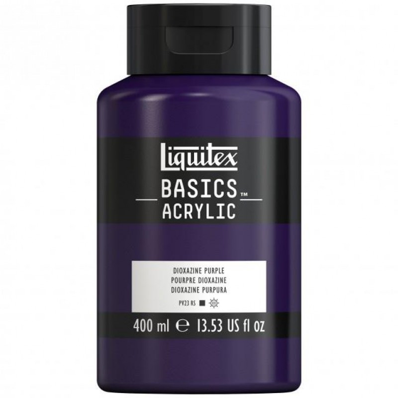 Liquitex Basics 400ml Acrylic 186 Purple Dioxazine Liquitex Basics 400ml Acrylic 186 Purple Dioxazine