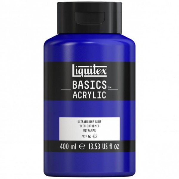 Liquitex Basics 400ml Acrylic 380 Ultramarine Blue Liquitex Basics 400ml Acrylic 380 Ultramarine Blue