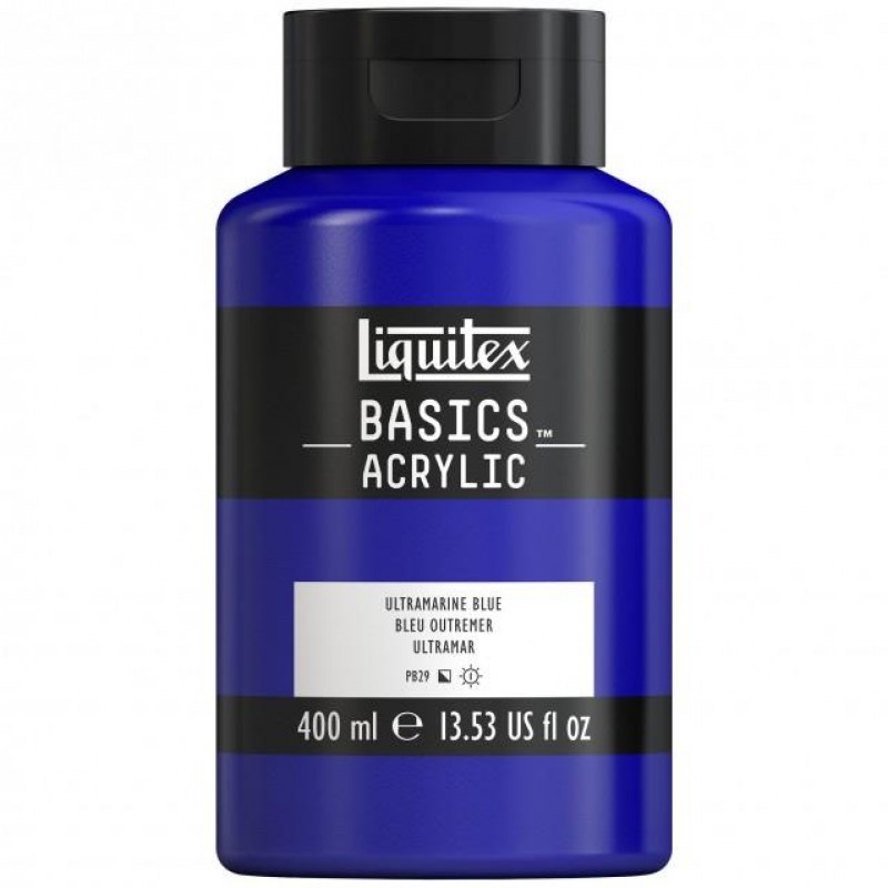 Liquitex Basics 400ml Acrylic 380 Ultramarine Blue