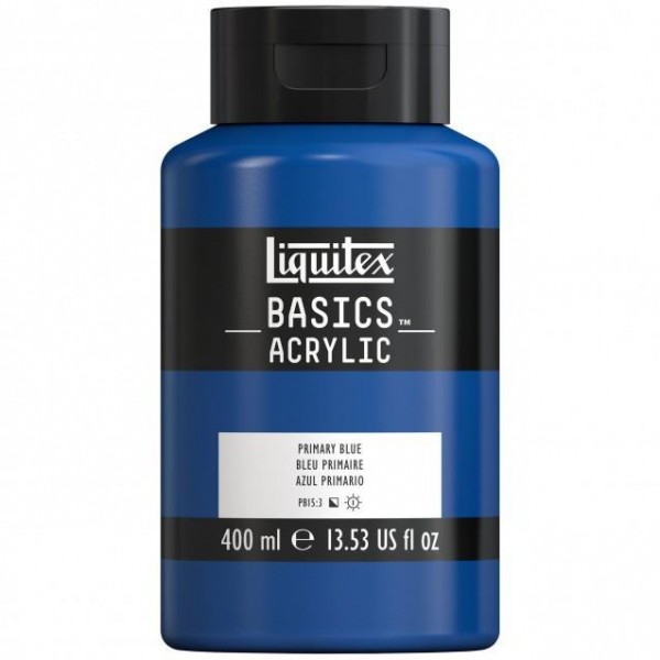 Liquitex Basics 400ml Acrylic 420 Primary Blue