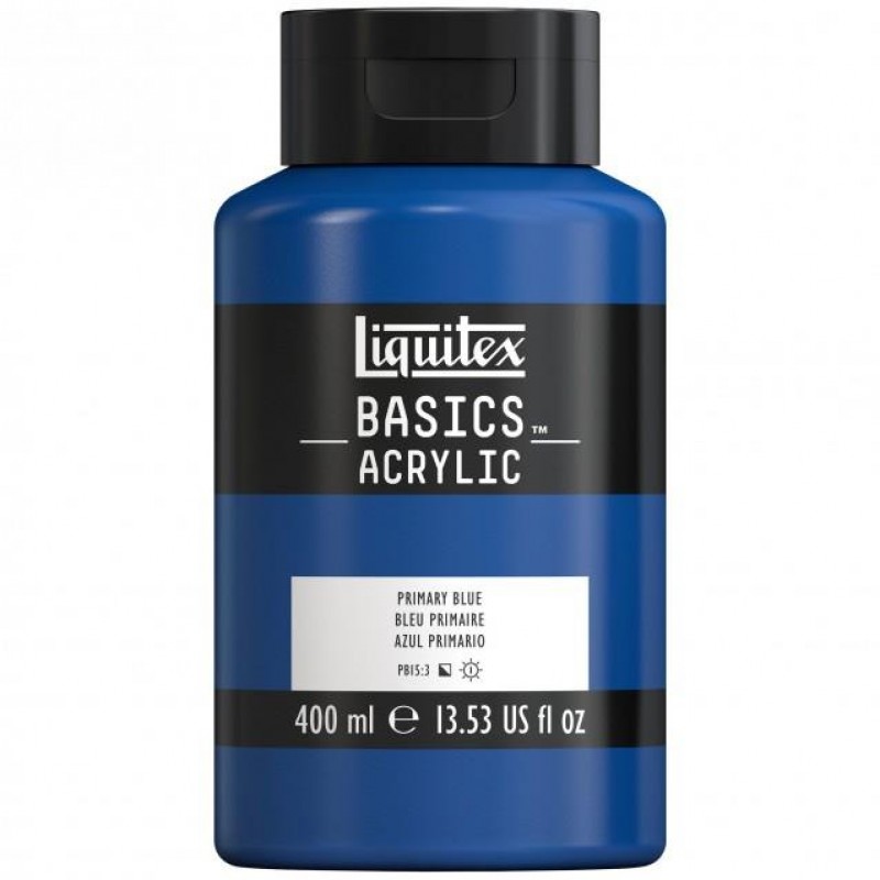 Liquitex Basics 400ml Acrylic 420 Primary Blue Liquitex Basics 400ml Acrylic 420 Primary Blue