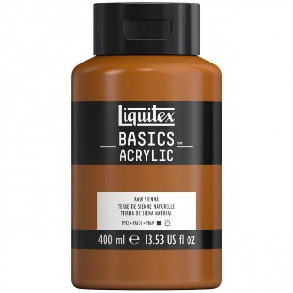 Liquitex Basics 400ml Acrylic 330 Raw Sienna