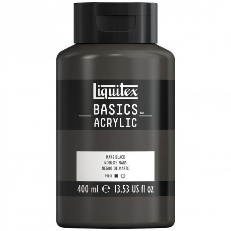 Liquitex Basics 400ml Acrylic 276 Mars Black Liquitex Basics 400ml Acrylic 276 Mars Black