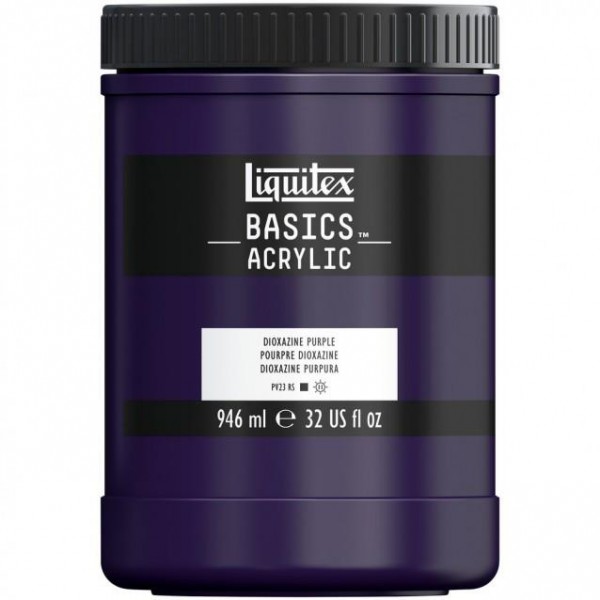 Liquitex Basics 946ml Acrylic 186 Purple Dioxazine Liquitex Basics 946ml Acrylic 186 Purple Dioxazine