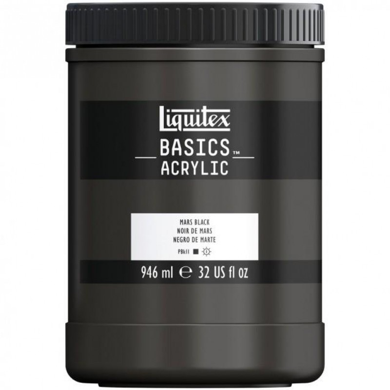 Liquitex Basics 946ml Acrylic 276 Mars Black Liquitex Basics 946ml Acrylic 276 Mars Black