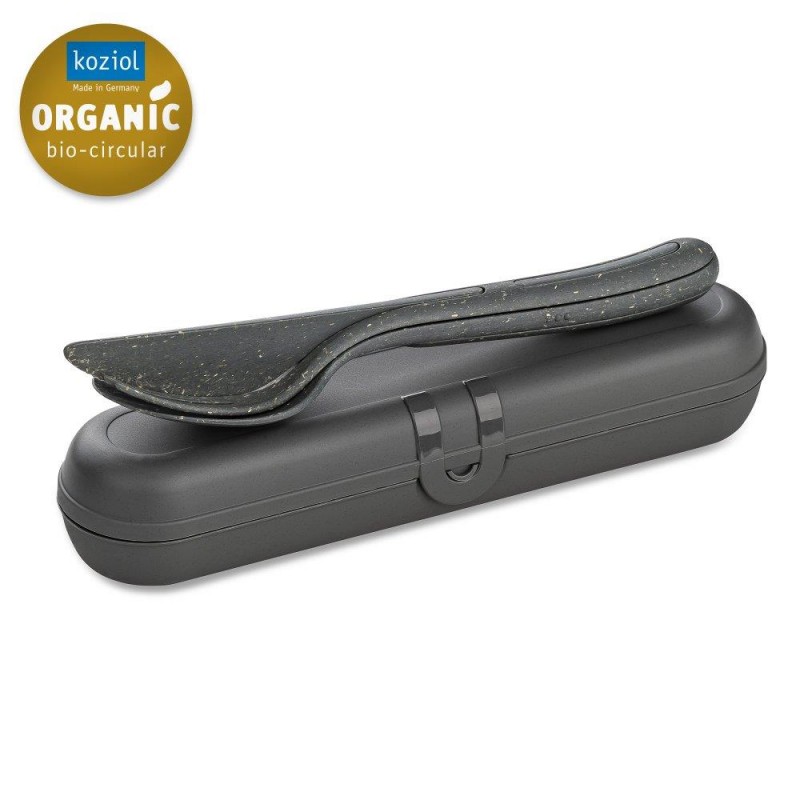 Klikk Ready Cutlery Case + Cutlery Set Ash Grey