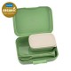 Candy Ready Lunch Box-Set + Cutlery-Set Leaf Green