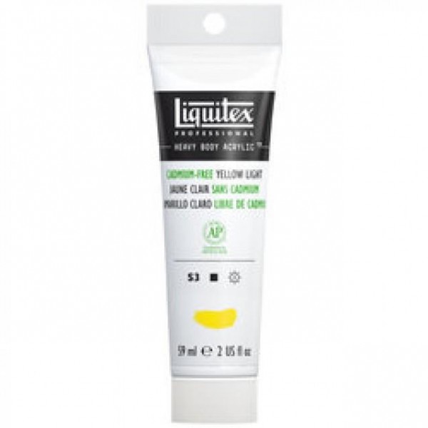 Liquitex Professional 59ml Heavy Body Acrylics 889 Cadmium-Free Yellow Light Series 3 Liquitex Professional 59ml Heavy Body Acrylics 889 Cadmium-Free Yellow Light Series 3