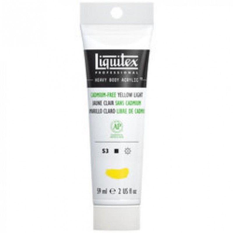 Liquitex Professional 59ml Heavy Body Acrylics 889 Cadmium-Free Yellow Light Series 3 Liquitex Professional 59ml Heavy Body Acrylics 889 Cadmium-Free Yellow Light Series 3