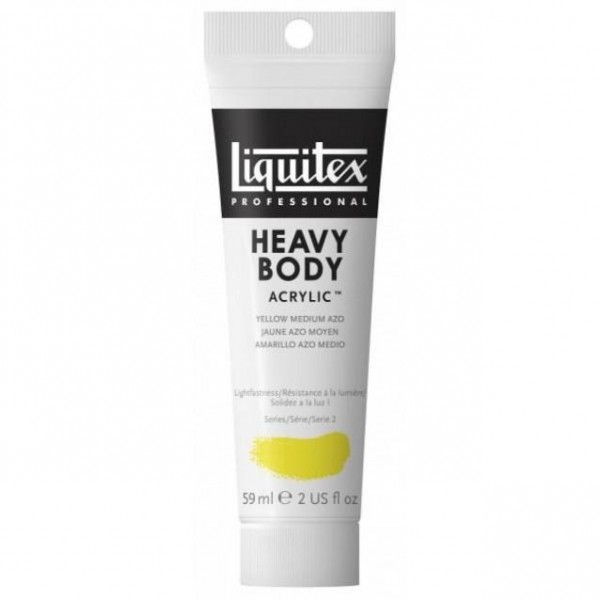 Liquitex Professional 59ml Heavy Body Acrylics 412 Yellow Medium Azo Series 2 Liquitex Professional 59ml Heavy Body Acrylics 412 Yellow Medium Azo Series 2