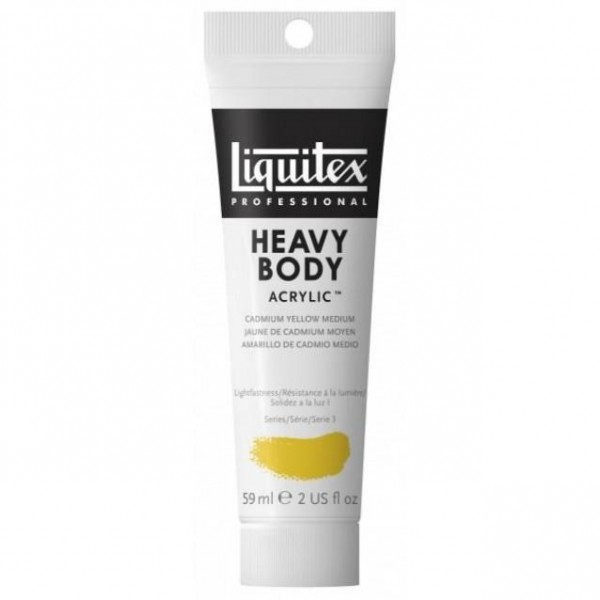 Liquitex Professional 59ml Heavy Body Acrylics 161 Cadmium Yellow Medium Series 3 Liquitex Professional 59ml Heavy Body Acrylics 161 Cadmium Yellow Medium Series 3