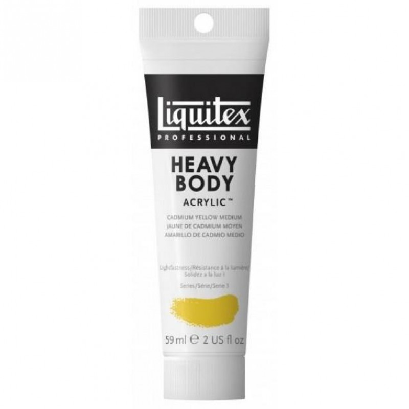 Liquitex Professional 59ml Heavy Body Acrylics 161 Cadmium Yellow Medium Series 3