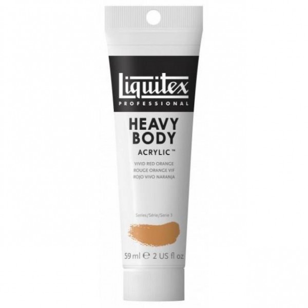 Liquitex Professional 59ml Heavy Body Acrylics 892 Cadmium-Free Orange Series 4 Liquitex Professional 59ml Heavy Body Acrylics 892 Cadmium-Free Orange Series 4