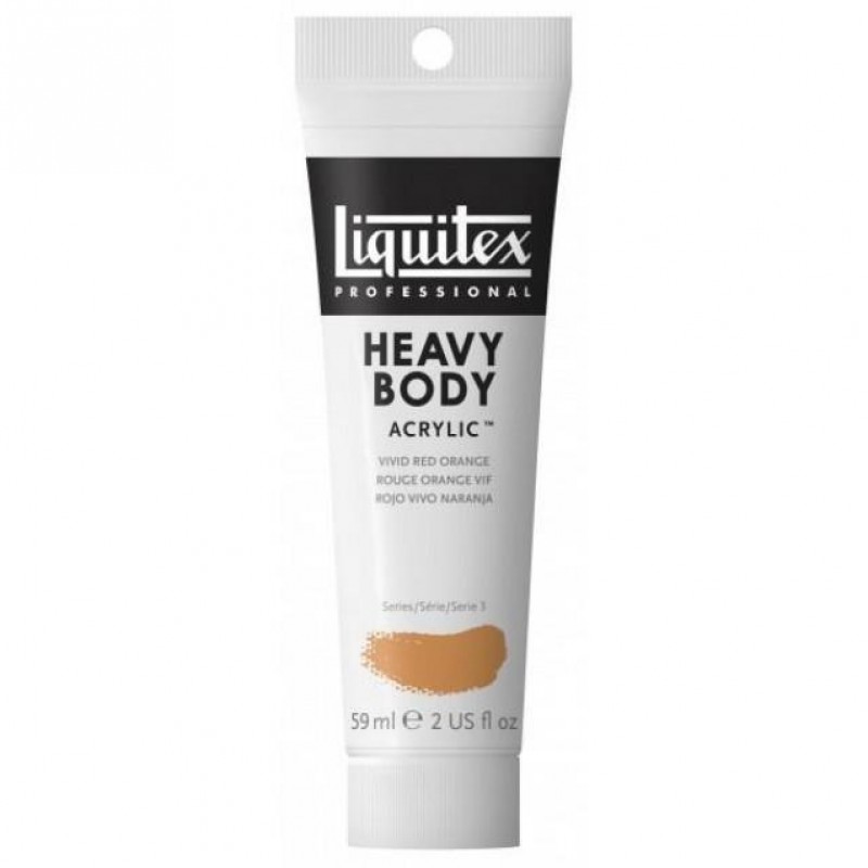 Liquitex Professional 59ml Heavy Body Acrylics 892 Cadmium-Free Orange Series 4 Liquitex Professional 59ml Heavy Body Acrylics 892 Cadmium-Free Orange Series 4