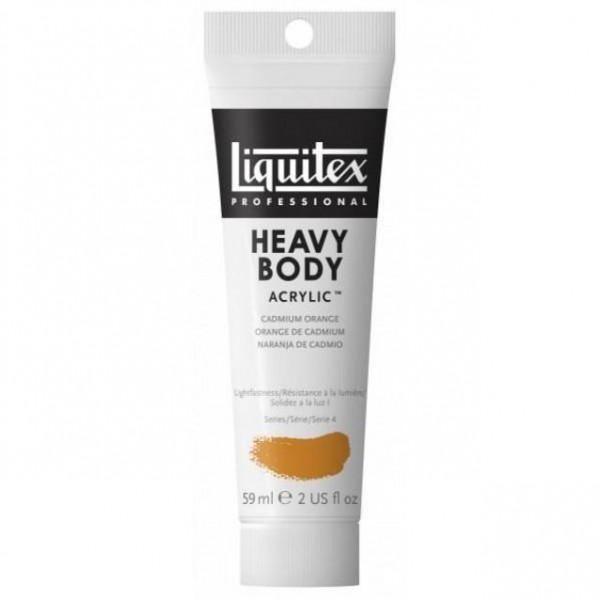 Liquitex Professional 59ml Heavy Body Acrylics 150 Cadmium Orange Series 4 Liquitex Professional 59ml Heavy Body Acrylics 150 Cadmium Orange Series 4