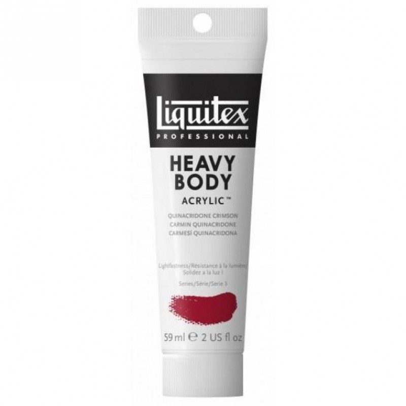 Liquitex Professional 59ml Heavy Body Acrylics 110 Quinacridone Crimson Series 3