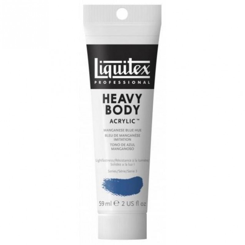 Liquitex Professional 59ml Heavy Body Acrylics 275 Manganese Blue Hue Series 3 Liquitex Professional 59ml Heavy Body Acrylics 275 Manganese Blue Hue Series 3