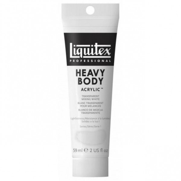 Liquitex Professional 59ml Heavy Body Acrylics 430 Transparent Mixing White Series 1 Liquitex Professional 59ml Heavy Body Acrylics 430 Transparent Mixing White Series 1