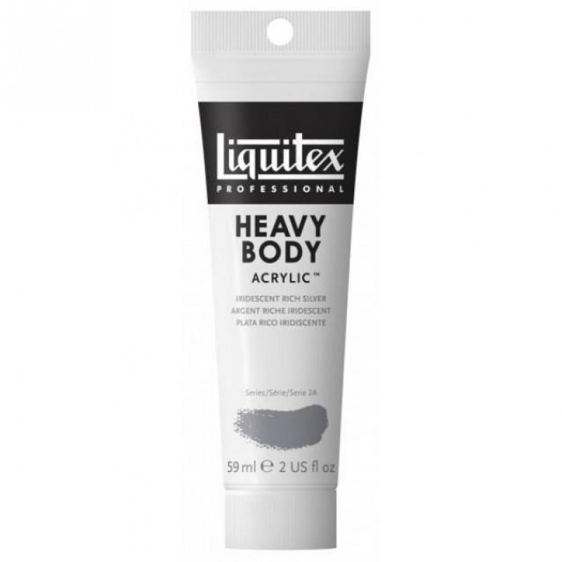 Liquitex Professional 59ml Heavy Body Acrylics 239 Iridescent Rich Silver Series 2a Liquitex Professional 59ml Heavy Body Acrylics 239 Iridescent Rich Silver Series 2a
