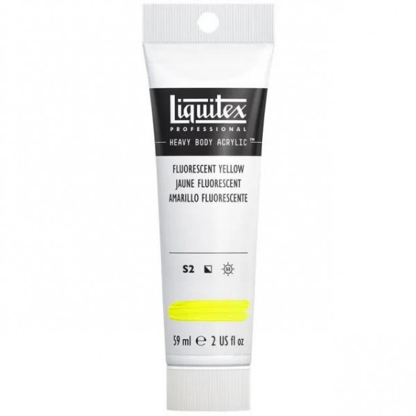 Liquitex Professional 59ml Heavy Body Acrylics 981 Fluorescent Yellow Series 2 Liquitex Professional 59ml Heavy Body Acrylics 981 Fluorescent Yellow Series 2