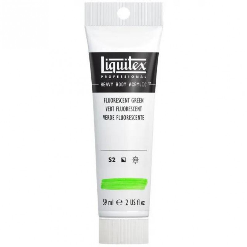 Liquitex Professional 59ml Heavy Body Acrylics 985 Fluorescent Green Series 2 Liquitex Professional 59ml Heavy Body Acrylics 985 Fluorescent Green Series 2