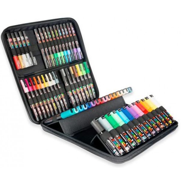 Κασετίνα με 60 Μαρκαδόρους Posca Κασετίνα με 60 Μαρκαδόρους Posca