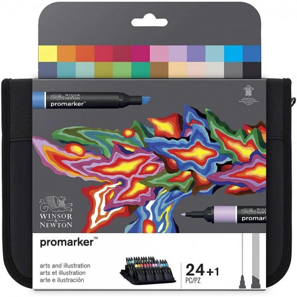Winsor n Newton 24 Μαρκαδόροι Promarker Arts And Illustration σε Κασετίνα Winsor n Newton 24 Μαρκαδόροι Promarker Arts And Illustration σε Κασετίνα