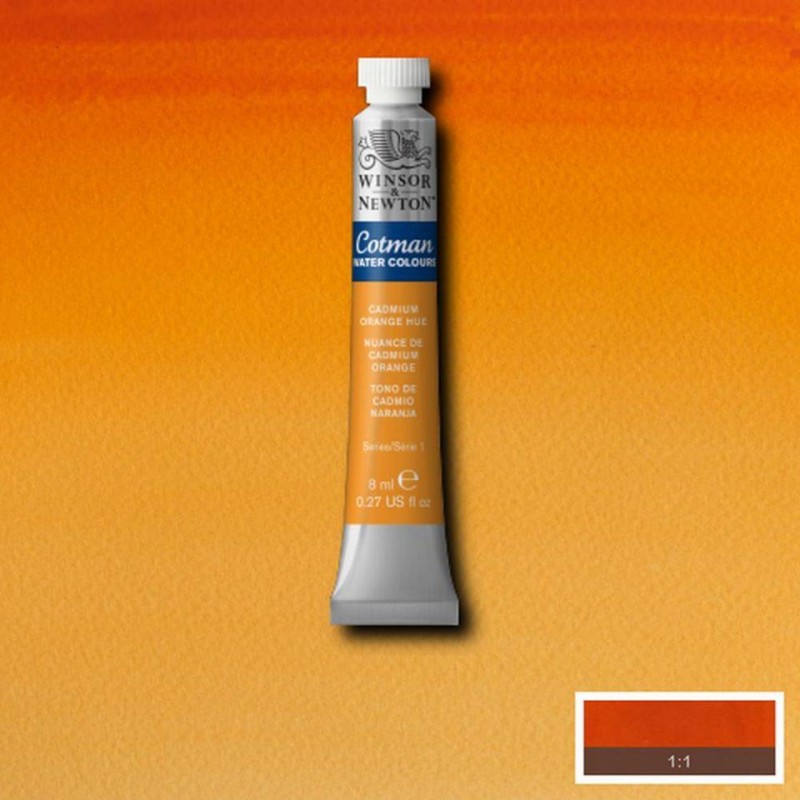 Σωληνάριο Ακουαρέλας Cotman 8ml 90 Cadmium Orange Hue Series 1