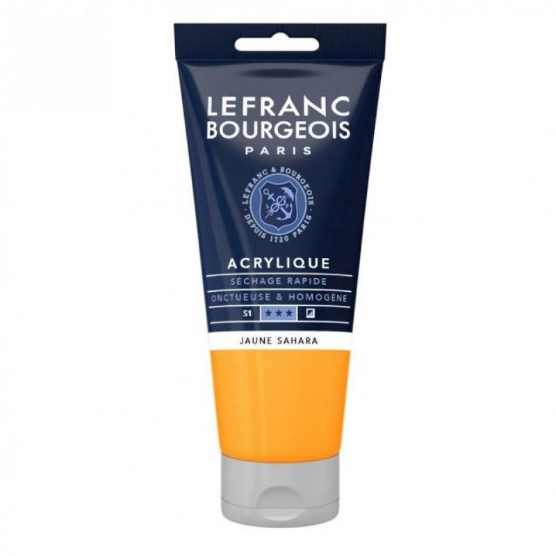 Lefranc Bourgeois 80ml Fine Acrylic 194 Sahara Yellow Serie 1 Lefranc Bourgeois 80ml Fine Acrylic 194 Sahara Yellow Serie 1