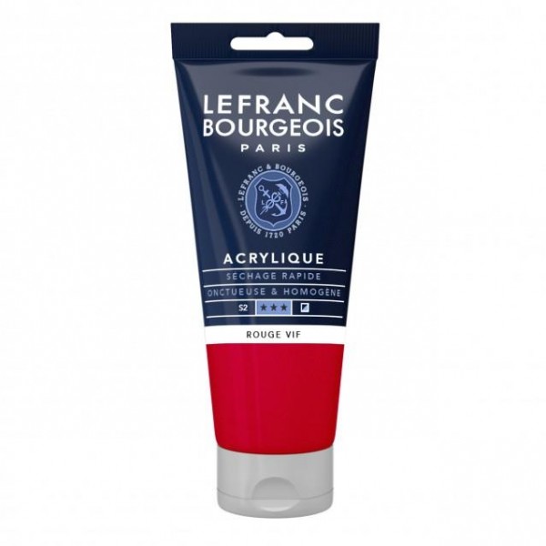 Lefranc Bourgeois 80ml Fine Acrylic 396 Bright Red Serie 2 Lefranc Bourgeois 80ml Fine Acrylic 396 Bright Red Serie 2