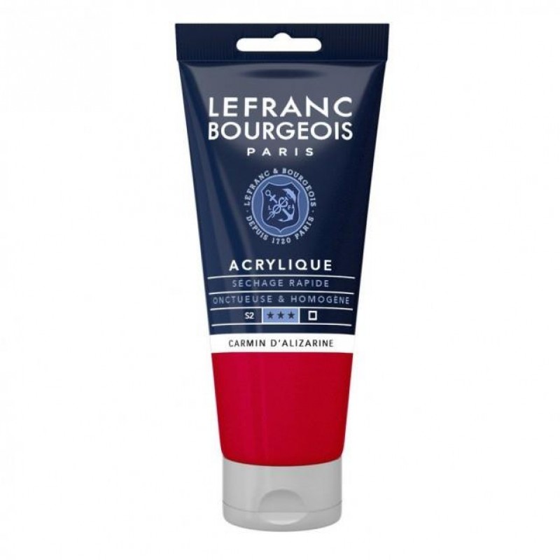 Lefranc Bourgeois 80ml Fine Acrylic 328 Alizarine Carmine Serie 2 Lefranc Bourgeois 80ml Fine Acrylic 328 Alizarine Carmine Serie 2