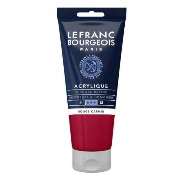 Lefranc Bourgeois 80ml Fine Acrylic 366 Carmine Red Serie 1 Lefranc Bourgeois 80ml Fine Acrylic 366 Carmine Red Serie 1