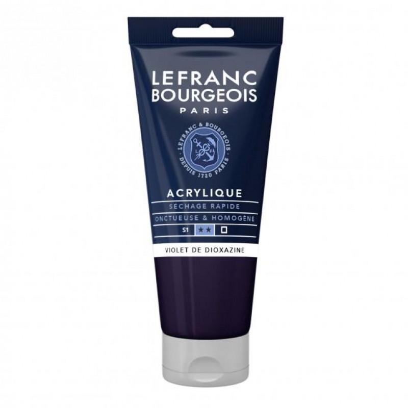 Lefranc Bourgeois 80ml Fine Acrylic 473 Dioxazine Violet Serie 1 Lefranc Bourgeois 80ml Fine Acrylic 473 Dioxazine Violet Serie 1