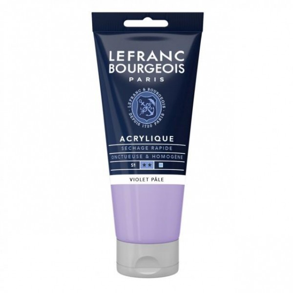 Lefranc Bourgeois 80ml Fine Acrylic 659 Violet Pale Serie 1 Lefranc Bourgeois 80ml Fine Acrylic 659 Violet Pale Serie 1