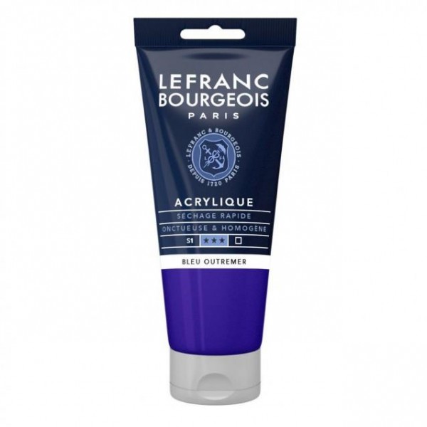 Lefranc Bourgeois 80ml Fine Acrylic 043 Ultramarine Serie 1 Lefranc Bourgeois 80ml Fine Acrylic 043 Ultramarine Serie 1